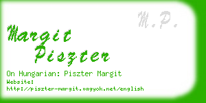 margit piszter business card